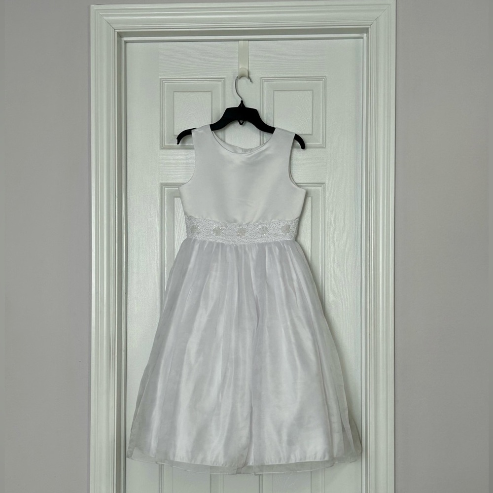 Little girls white dress - First Communion or Flower Girl!